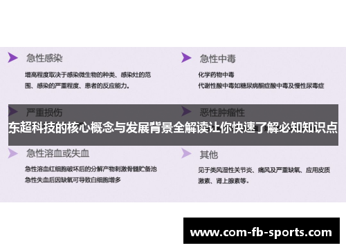 东超科技的核心概念与发展背景全解读让你快速了解必知知识点