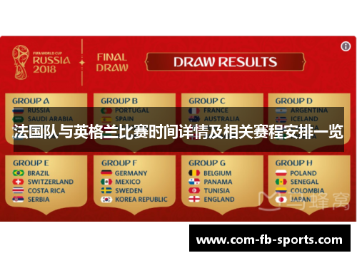 法国队与英格兰比赛时间详情及相关赛程安排一览