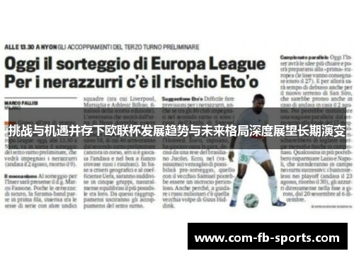 挑战与机遇并存下欧联杯发展趋势与未来格局深度展望长期演变