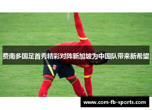费南多国足首秀精彩对阵新加坡为中国队带来新希望